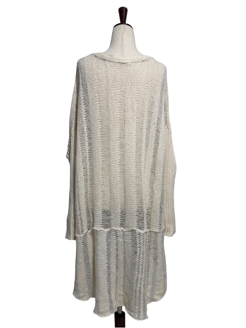 Free People • Spending Time Stripe Hi Lo Pullover Sweater S ASO Violet Harmon - Picture 4 of 9